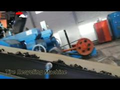 Waste Tire Recycling Machine 75KW Shredding For Rubber Powder