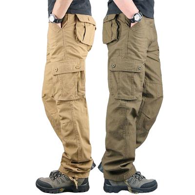 China Anti-Static Men's Insurance Coveralls Cotton Casual Men's Work Wear-Resistant Pants Loose Plus Fat Long Pants for sale