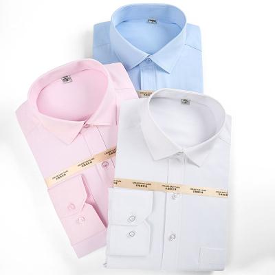 China Original Anti-Wrinkle Twill Blue Mens Dress Shirts Manufacturer Woven Shirts Woven Shirts Woven T-Shirts With Cotton Polyester for sale