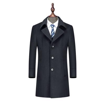 China manufacturer Original Men's Anti-Wrinkle Woolen Long Coats Winter Coat For Men's Gap Coat For Classic Style for sale