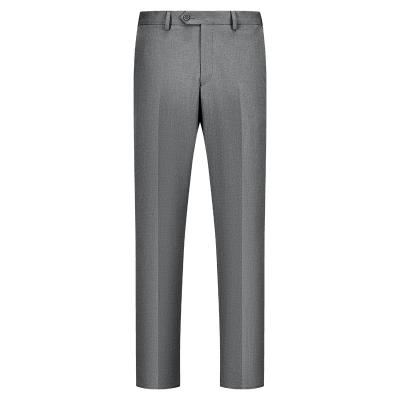 China High Quality Men's Gray Formal Pant Suit Anti-Wrinkle Breeches Coat Pants Set For Classic Style for sale