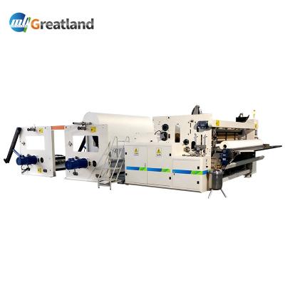 China Hotels Manufacture Professional Toilet Bath Tissue Paper Making Machine Price Production Line Automatic Rewind Converting Machine for sale