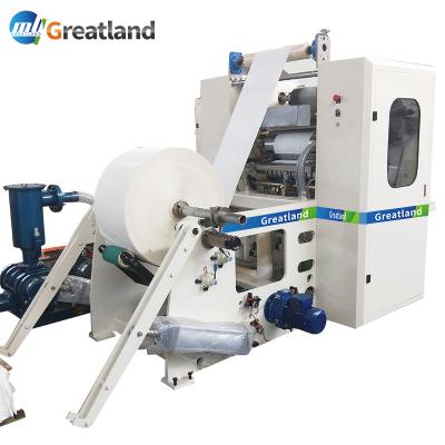 China Hotels Color Glue Laminating Hand Towel Tissue Paper Hygiene Product And Cleaning Making Folding Machine for sale