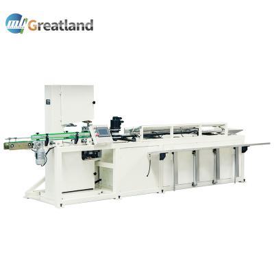 China Hotels Roll Small Automatic Band Saw Cutter Toilet Paper Roll Cutting Machine Maxi Roll Cutting Machine for sale