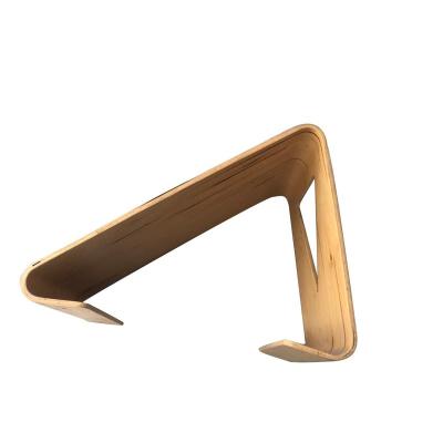 China Custom Furniture Decoration CNC Cutting Bendable Plywood Earphone Stand, Bent Wood Plywood Furniture Parts/ for sale