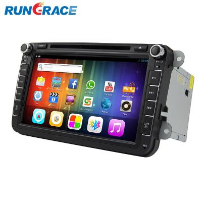 China CD-R-RW/DVD-R/VDV-RW/MP3/WMA/MP4/DVIX compatible 8 inch OEM car audio multimedia navi dual din quad core 16G android car navi for polo /golf/jetta/passat/skoda tiguan rapid for sale