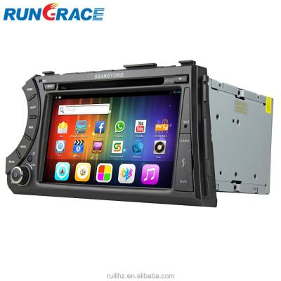 China Android 4.2.2 ssangyong accessories actyon car dvd player with 3G wifi 7