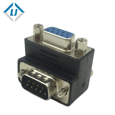 China Male Female Computer 1080P VGA Black To 90Degree VGA Adapter Converter For Computer for sale