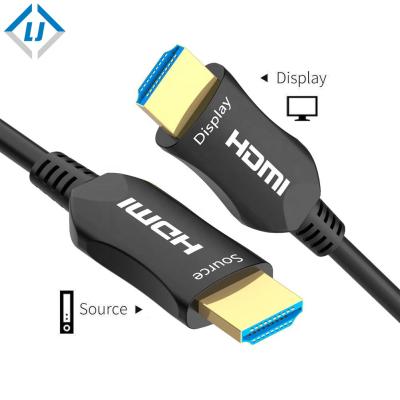 China Speaker 8K Fiber HDMI Cable 4K 50ft 60Hz, Fiber Optic Cable 2.0b HDR, ARC, HDCP2.2, 3D, 18Gbps High Speed ​​Fiber HDMI for sale