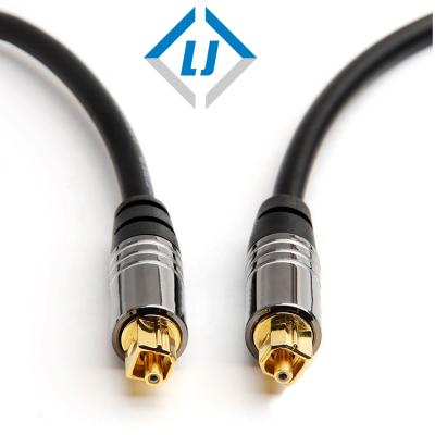 China Car 3m 5.0MM metal shell with nylon net fiber toslink to toslink cable for sale