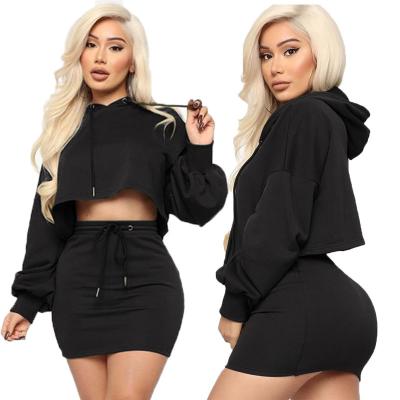 China Breathable casual custom hoodie short set two piece hoodie short set women apparel hoodie pullover sweatshirt for sale