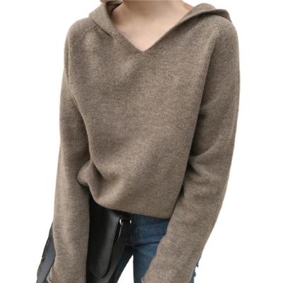 China Wholesale Breathable Cos Hoodie Sweater Korean Style Simple Long Sleeve Sweater For Women for sale