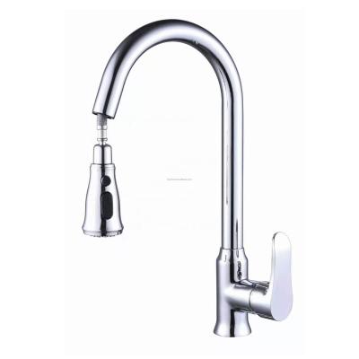 China Pull Out Spray Hot Sale Pull Out Kitchen Faucet Low Lead Commercial Single Handle Pull Down Sprayer Spring Kitchen for sale