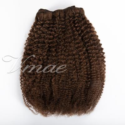 China Dark Brown 4B CALIP IN HAIR VMAE 11A 100g #4 4B Clip Ins Wholesale Virgin Hair Clip In Extensions For Black Women for sale