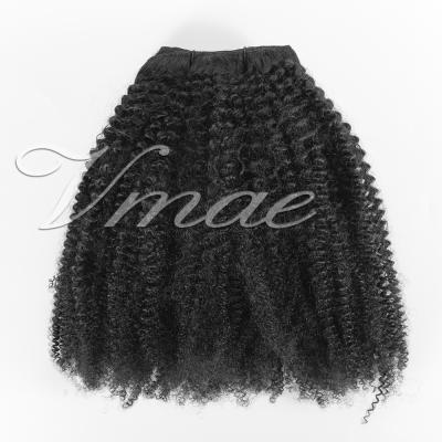 China 4A VMAE Virgin Hair 120g Color 4B 4C Natural Afro Kinky Curly Curly Textured Ins Hair Extensions for sale