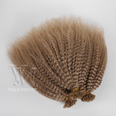 China Vmae Hair 100g 0.5g*200pcs #27 Brown 4C U Tip Hair Extensions I Pre Bonded Keratin Nail U I Tip Hair Extensions Hair for sale