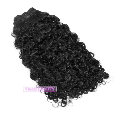 China Cheap Indian Natural Black Afro Kinky Curly Virgin Hair Bundles VMAE 11A Human Hair Weft Bundles for sale