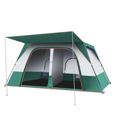 China Diagonal Bracing Type Two Rooms Tent Camping Tent Outdoor 7-8 People Pop Up Waterproof Tent For Sales for sale