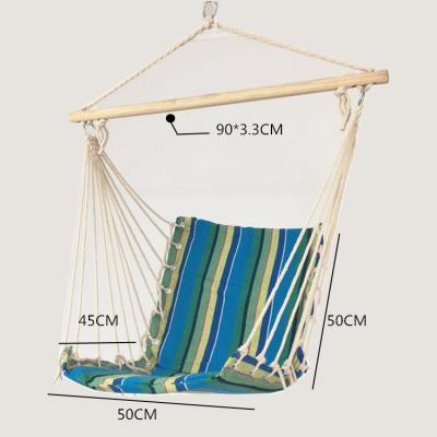 China Durable Adult Canvas Folding Patio Swings And Outdoor Child Swing Hammock Chair Stand Hammock Chair Swing for sale