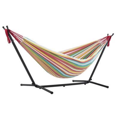 China Durable Folding Hammock Chair Double Stand With Free Standing Frame for sale