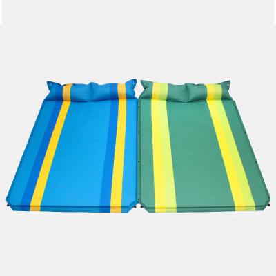 China Durable Outdoor Double Camping Inflatable Air Bed Beach Folding Air Mattress Sleep Mat for sale