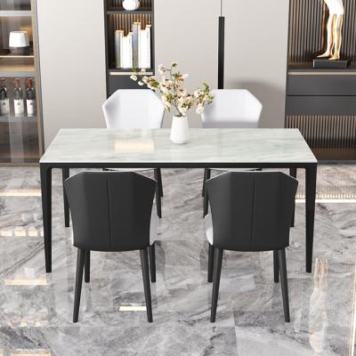 China Cerawarm Modern Wood Grain Table Aluminum Alloy Foot Table Electric Marble Heating Ceramic Table for sale