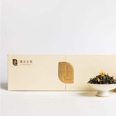 China Chinese Tea Plant Gift Box Green Tea Leaf Flower Loose Blend Jasmine Flavored Tea for sale