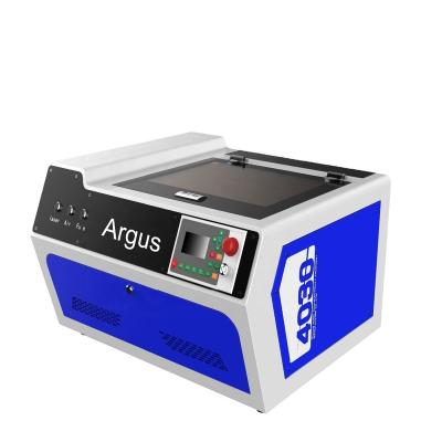 China Programmable Wood / Acrylic Fabric Leather Laser Engraving Printing Machine 4030 CNC Laser Cutters for sale