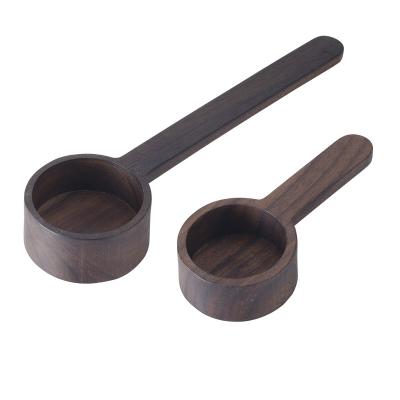 China Viable Wooden Coffee Scoop Wooden Coffee Tea Measuring Doser for sale