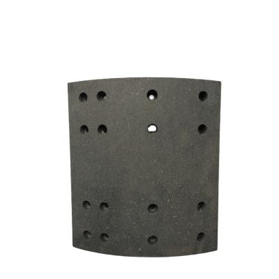 China FUWA Truck 4551 B 194.2*220 11.5/18.5 High Quality Non-Asbestos Brake Lining for sale