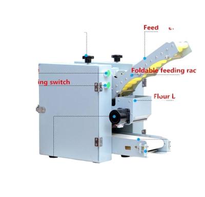 China Small Hotels Wonton Dumpling Wrapper Making Machine 110v/220v Stainless Steel Automatic Wonton Dumpling Skin Machine for sale