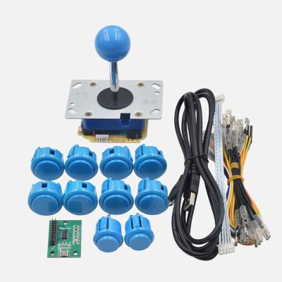 China Wholesale Baolong Joystick Sanwa Push Button DIY Arcade USB Encoder+Cable 24/28mm Kit for sale