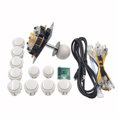 China wholesale sanwa joystick DIY arcade kit sanwa adjustable DIY push button parts for game machine 24/28mm for sale