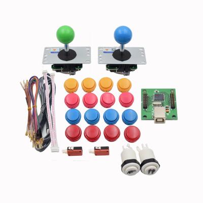 China China supplier DIY arcade kit sanwa joystick button usb board accessory kit 24/30mm for sale