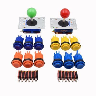 China Short Axis Throttle Joystick American Push Button DIY Arcade Kit For Game Machine 30mm for sale