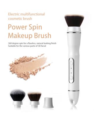 China Angular Blush 2020 New Design Beauty Tool Electric Makeup Brush 360 Rotating Makeup Brush for sale