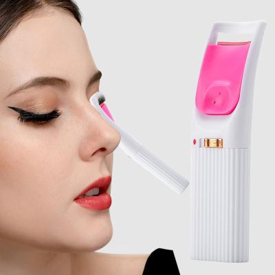 China 2022 Mini Portable Electric Heated Eyelash Curler 2022 Curling Stereo 3D Eyelash Electric Heated 40 Degree Curling Eyelash Curler for sale