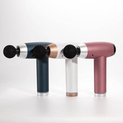 China 2020 New Arrival Mini Body Massager Electric Fascia Gun Deep Massage Gun Muscle Machine Gun Muscle Massage Gun for sale