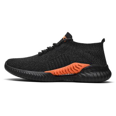 China Custom Classic Shoes Front Lace Running Shoes High Quality Comfort Sports New Fashion Elastic Men's Breathable Shoes for sale