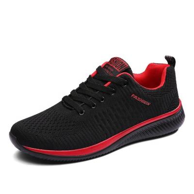 China New Fashion Trend Casual Men's Flying Woven Rrunning Shoes Shoes Youth All-match Soft Single Shoes for sale