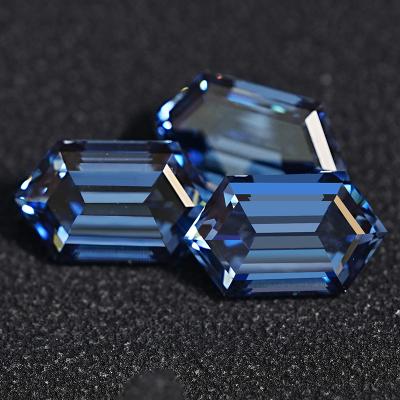 China Game Or Fire SICGEM 7*12Mm Colored Colombian Emerald Prices Raw Jewelry 3.5 Carat Hydrothermal Lab Developed for sale