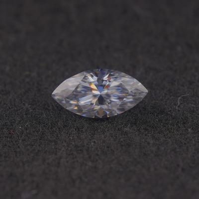 China SICGEM Gray Color Marquise Cut Loose Moissanite Synthetic Fire Diamond Moissanite Color Set or Price Per Carat for sale