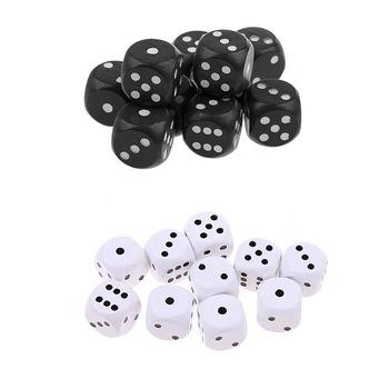 China Game Playing Dice Round Corner Wooden Dice For Bar Party RPG Board Game Custom Adult Games Engrave Blank Dice for sale