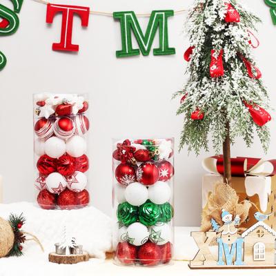 China New 5cm Painted Artificial PS Balls Christmas Tree Decorating Baubles Christmas Balls Ornament Pendants for sale