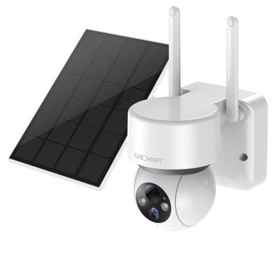 China Wireless wifi solar light NIGHT VISION K&F concept camera vigilant outdoor video surveillance for home for sale