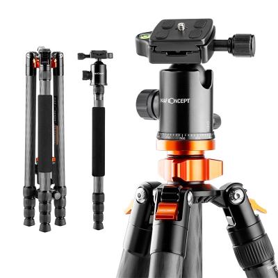 China K&F Concept PORTABLE Tripod Monopod 2 in 1 Carbon Fiber Camera Monopod for Photo Video for sale