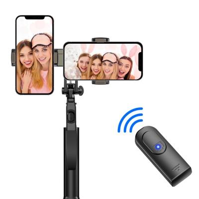 China Travel Portable Flexible Sidekick Colored Wireless Selfie Stick For Mobile Phone BT Selfie Camera Retractable Selfie Stick Tripod for sale