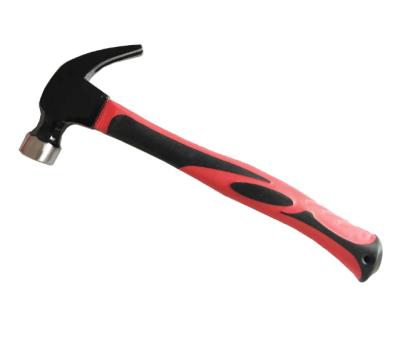 China Fiberglass Colors Universal Plastic Hammer 1-1/2 Ounce Handle Powder Paint Claw Hammer for sale