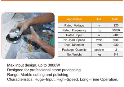 China Portable Powerful Variable Speed ​​1500w Electric Marble Machine Tools Stone Saw 2021 CANPRO Cutter Machine for sale