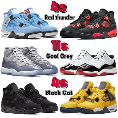 China Fashion high OG 4s j4 trend bred patent men women sneakers fashion casual sports shoes basketball shoes for sale